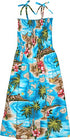 RJC Womens S - XL Hibiscus Hawaiian Island Elastic Tube Top Sundress